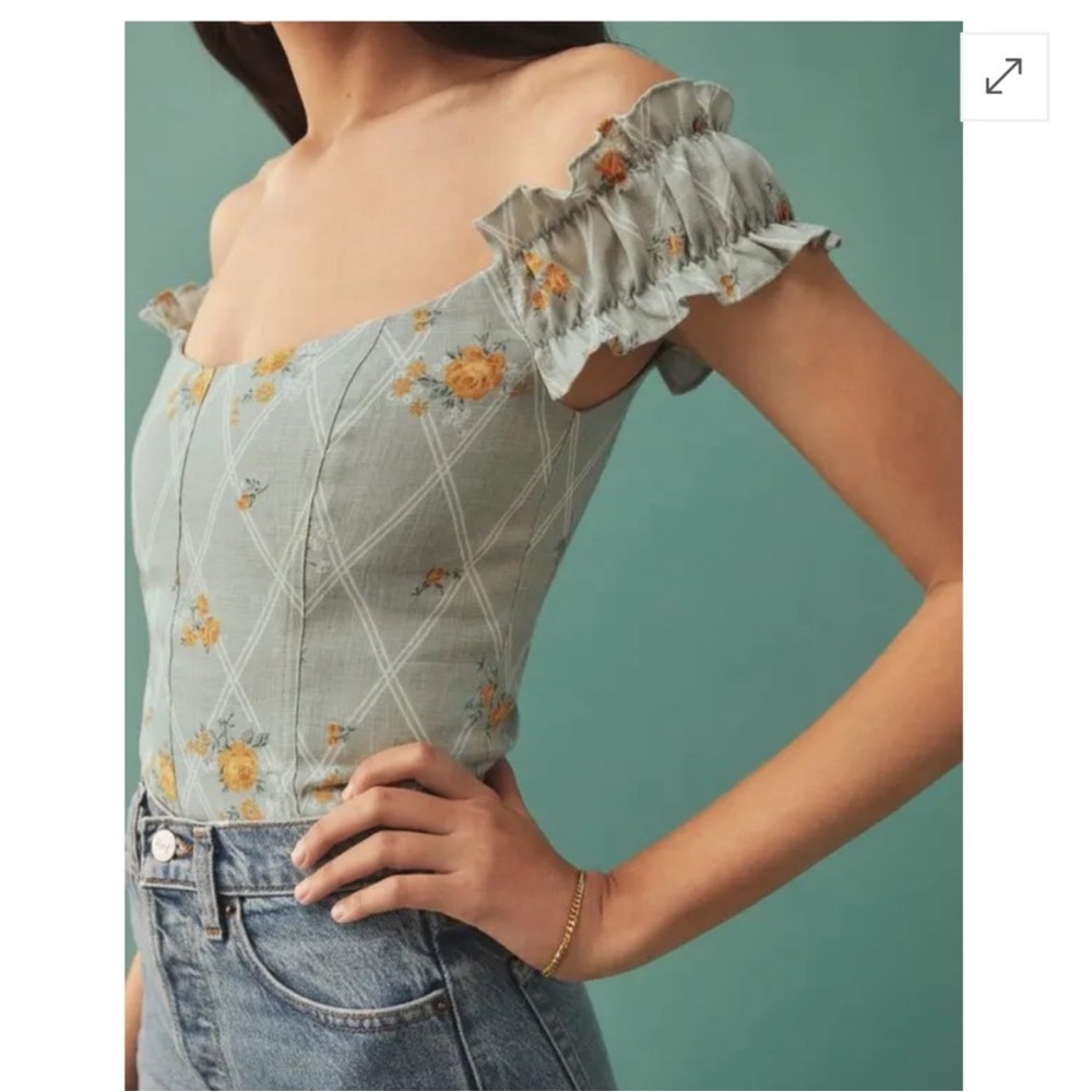 Reformation Floral Blouse